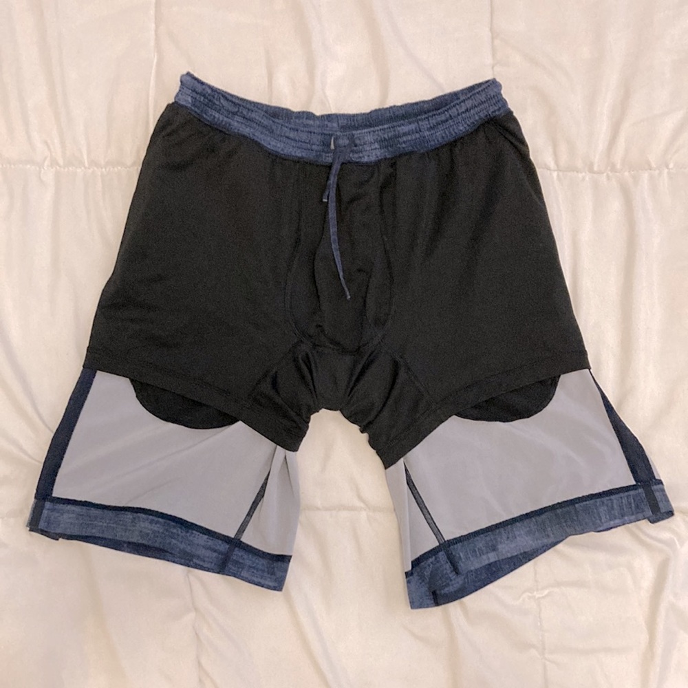 Lululemon Pace Breaker Lined Short *9" Blue x Navy Size M - Picture 3 of 12